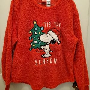 Peanuts Fuzzy Pajama Shirt